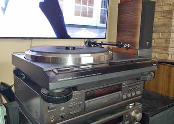 Gramofon ONKYO Integra CP-1055F Direct Drive Quartz Stroboskop Ortofon OM10