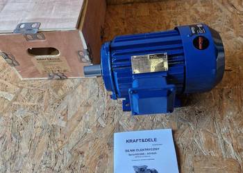 SILNIK ELEKTRYCZNY 2,2KW 380V 2840rpm SOLIDNY 28mm TRÓJFAZOWY