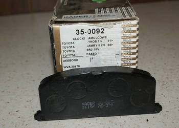 35-0092 Klocek hamulcowy kpl. przód TOYOTA CAMRY, CARINA II,