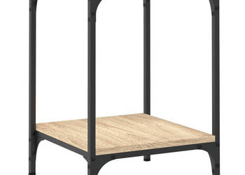 Stolik kawowy dąb sonoma 40x40x55 cm materiał drewnopochodny WM-832824