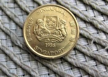 Singapur 5 Cent 1986r