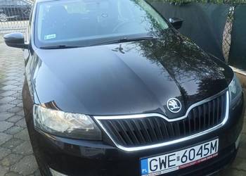 Skoda Rapid Spaceback 1.6 TDI - Czarny Hatchback, Bogate Wyposażenie!