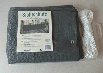 NOWA Osłona na Balkon, Taras. GRAFITOWA. wi