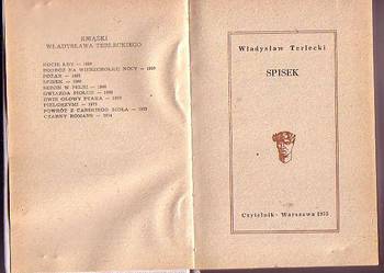(5723) SPISEK – WŁADYSŁAW TERLECKI