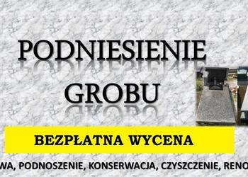 Podnoszenie nagrobków zapadniętych, przechylonych, Cmentarz grabiszyn,