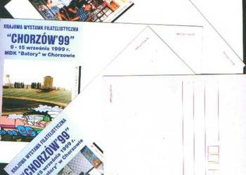 Kartki okol. 5szt. KWF " Chorzów  "99 " **  1999