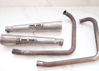 Kolektor Kolanko Tłumik Wydech Kawasaki KZ 440 LTD 80-92r Cruiser Cafe Race