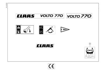 Claas Volto katalog części