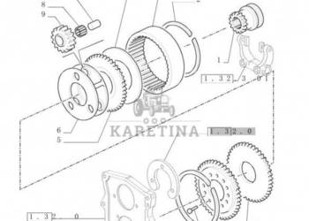 New Holland T6010 Element nośny planetary 5153507