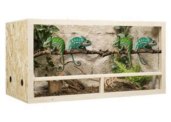 Terrarium z płyty OSB 150x60x60