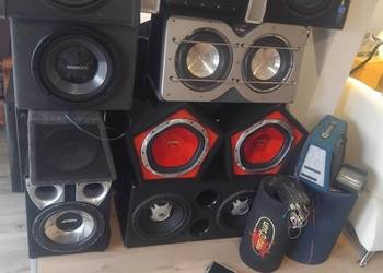 Subwoofer tuba wzmacniacz car audio  skrzynia basowa