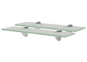 Półki szklane 2 szt. 40 x 10 cm 8 mm WM-3051511