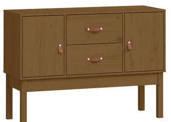 Szafka miodowy brąz 110x40x78 cm lite drewno sosnowe WM-823527