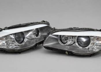 BMW F10 F11 Lampy Przednie H7 Halogen Komplet L+P Oryginał OEM