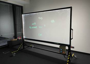 Lightboard - podświetlana, szklana  tablica LED