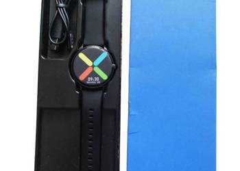 Asiameng smartwatch męski zegarek  z pulsometrem czarny