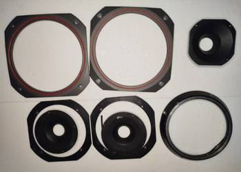 Aluminiowe i plastikowe pierścienie Unitra Tonsil