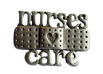 VINTAGE KOLEKCJONERSKA BROSZKA CHELSEA NURSES CARE PEWTER VINTAGE KOLEKCJONERSKA BROSZKA CHELSEA NURSES CARE PEWTER