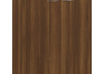 Szafka brązowy dąb 60x30x75 cm materiał drewnopochodny WM-815380