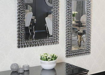 Lustro do przedpokoju 0533-06 glamour wiszące dekoracyjne