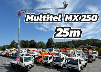 Nissan Cabstar Podnośnik Koszowy Zwyżka Multitel MX 250 UDT MZ 250 Steel V…