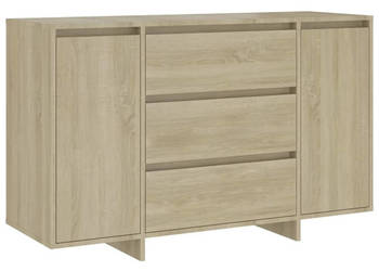 Komoda z 3 szufladami dąb sonoma 120x41x75 cm WM-809614