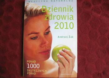 Dziennik zdrowia 2010 - Andrzej Żak _ książka polska