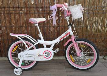 Rower dziewczęcy solidny RoyalBaby Jenny 18"cali zdejmowane boczne kółka