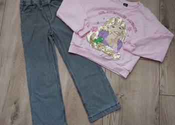 Komplet bluza plus jeansy