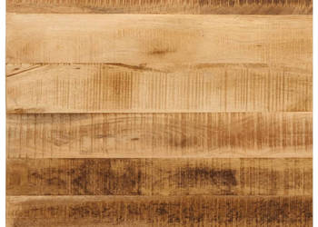 Blat stołu z naturalną krawędzią 80x80x25 cm drewno mango WM-370674