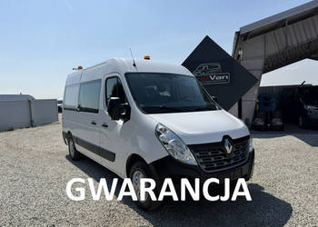Renault Master L2H2 średniak 7 osobowy brygadówka doka 130KM pełna opcja