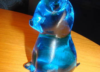 FM Konstglas szklany kot