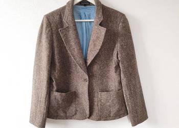 Wełniana Marynarka Żakiet Vintage y2k Diapositive Wool