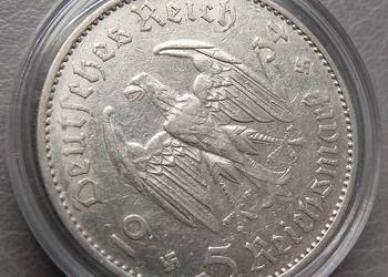 5 Reichsmark 1934 Kościół A Niemcy