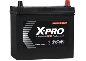 Akumulator X-PRO EFB 45Ah 460A EN Japan Prawy Plus