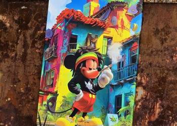 Obraz na płótnie 100x70 Mickey Mouse