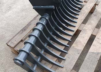 Grabie 120cm z lemieszem gładzącym do minikoparki ms01 cw05