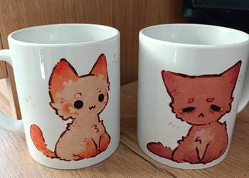 Kubek do kawy plus kubek do herbaty kot koty kotki