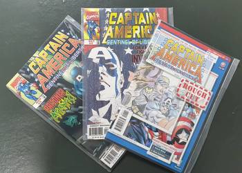 Captain America Sentitel Of Liberty - 3 komiksy Marvel USA