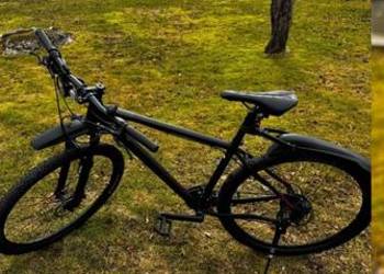 XC 290 Comp posiada widelec poduszkowy o skoku 100 mm oraz blokaRower męski