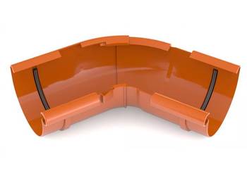 Bryza PVC Narożnik wewnętrzny regulowany 125 mm ceglasty