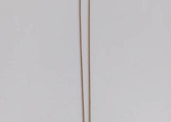 złoty łańcuszek pancerka, 47 cm, próba 585, nowy