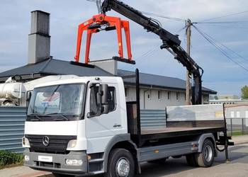 Mercedes ATEGO 1624 HDS ATLAS Rotator Dźwig Żuraw Możliwy Kiper Opony BDB