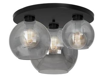 Lampa sufitowa SOFIA Smoked Milagro czarna 3xE27 MLP6587