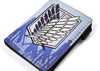 Wings of Freedom | 13 cm | Eko-Skóra | Portfel | Attack on Titan