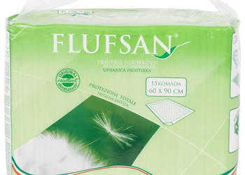Flufsan Podkłady dla osób nietrzymających moczu 90 szt. 60x90 cm WM-4008050
