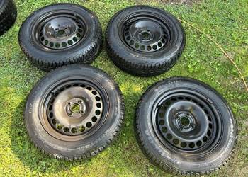 Opel Corsa Astra Komplet Kół Felg Stalowych Opon Fulda 185/65/15 4x100