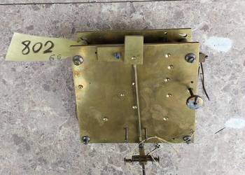 802 Mechanizm starego zegara linkowego żyłkowego Furderer Jeagler & Cie