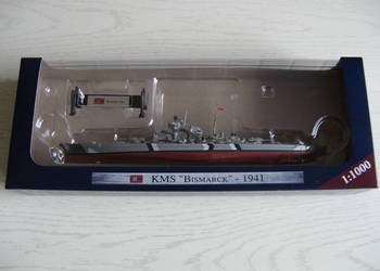 Kolekcja Okrętów Wojennych: KMS Bismarck, 1:1000/Nowy!