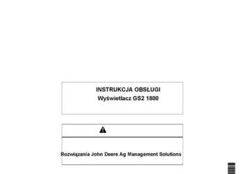Instrukcja obsługi Greenstar Wyświetlacz GS2 1800 GS-2